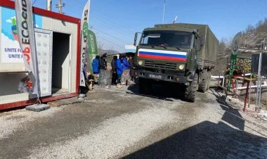 Sülhməramlıların 2 maşını aksiya yerindən keçdi