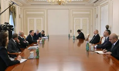 İlham Əliyev Edmondo Çiriellini qəbul edib