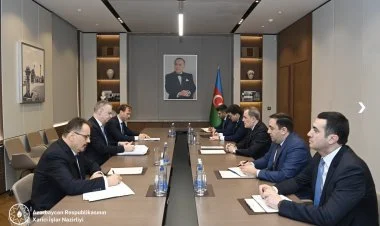 Bayramov Avropa Şərq Tərəfdaşlığı nümayəndəsini qəbul edib