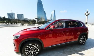 "Qardaşım İlham Əliyevə "Togg" təqdim edilib, xeyirli olsun"