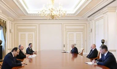 Əliyev Türkiyənin sənaye və texnologiya nazirini qəbul edib