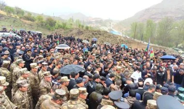 Şəhid Səbuhi Tağıyev Şahbuz rayonunda torpağa tapşırılıb