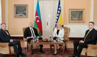 Prezident Bosniya və Herseqovina rəhbəri ilə görüşüb