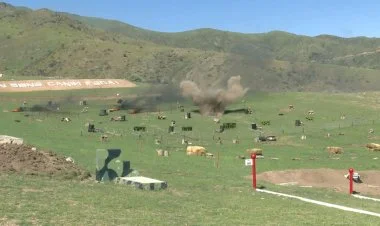 Komandolarımız atəş açdı VİDEO