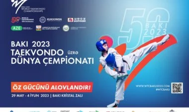 Bakıda taekvondo üzrə Dünya çempionatı keçiriləcək