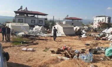 Kahramanmaraşda güclü fırtına oldu