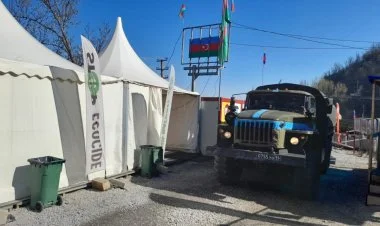 RSK-nın avtomobilləri aksiya ərazisindən keçdi