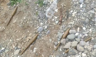 Ağcabədidə çaydan hərbi sursatlar aşkarlandı