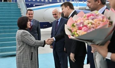Sahibə Qafarova Ankaraya səfərə gəlib