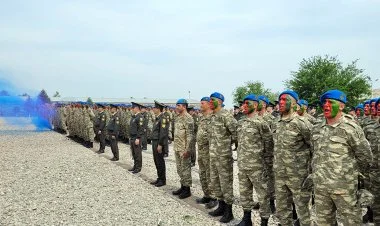 "Komando başlanğıc kursu"nun növbəti buraxılış mərasimi