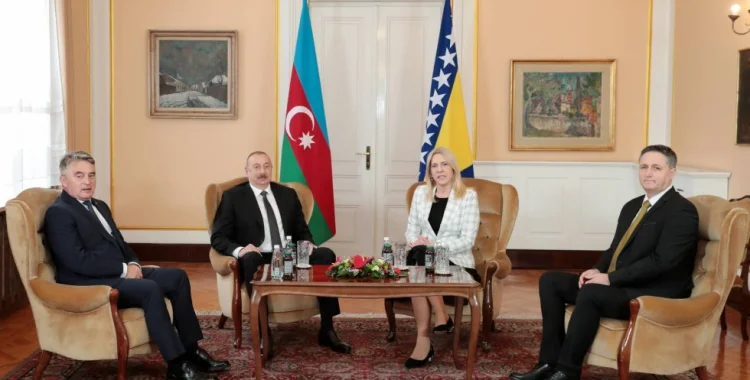 Prezident Bosniya və Herseqovina rəhbəri ilə görüşüb