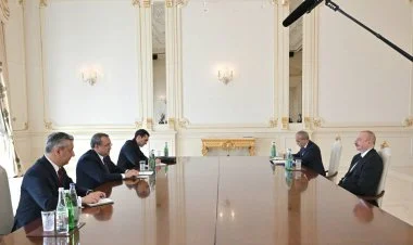İlham Əliyev Uluqbek Rozukulovu qəbul edib