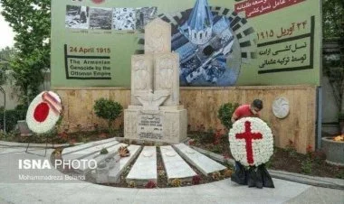 Tehranın mərkəzində qondarma "soyqırım"a heykəl qoyulub