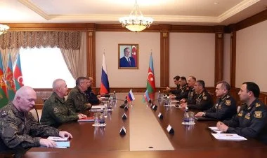 Zakir Həsənov Aleksandr Lentsovu qəbul edib