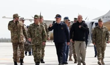 Həsənov və Akar “Anadolu Qartalı 2023” təlimini izləyib