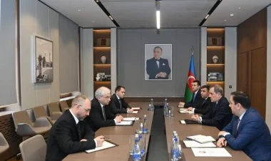 Ceyhun Bayramov İqor Xovayevi qəbul edib