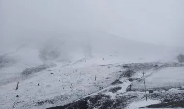 Bəzi ərazilərə yağış və qar yağıb