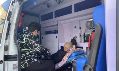 Xəstə ermənilər Laçın SKM-dən keçərək Ermənistana getdi