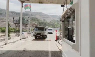 Azərbaycan Laçın yolu üzərində SNB məntəqəsini qurdu