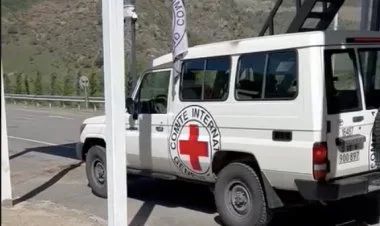 BQXK Laçın-Xankəndi yolunda fəaliyyətini bərpa edib