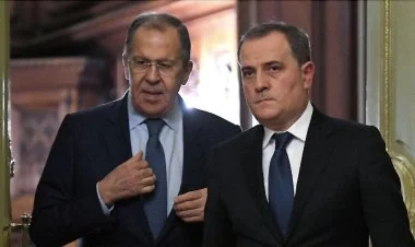 Ceyhun Bayramov Lavrovla danışıqlara başladı VİDEO