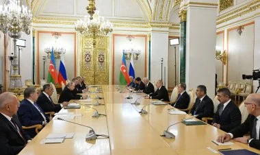 Kremldə Vladimir Putinin İlham Əliyevlə görüşü başlayıb