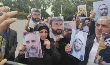 Həbsdə olan ilahiyyatçıların ailələrinin etiraz aksiyası