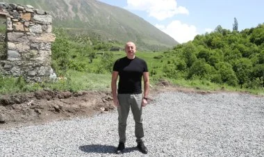 İlham Əliyev Kəlbəcər rayonuna səfər edib FOTO