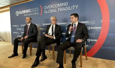 H.Hacıyev və A.Qriqoryan eyni paneldə müzakirələr aparıb