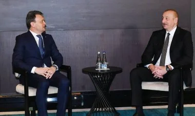 İlham Əliyev Kişineuda Moldovanın Baş naziri ilə görüşüb