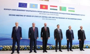Şarl Mişelin iştirakı ilə “Mərkəzi Asiya - Aİ” sammiti gedir