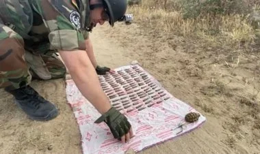 Sabunçu rayonu ərazisində hərbi sursat tapıldı