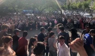 Gürcüstan mədənçiləri etiraz aksiyası keçirir