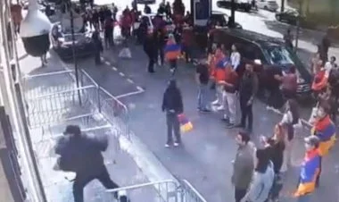 Parisdəki səfirliyimizə hücum edən erməni həbs edildi