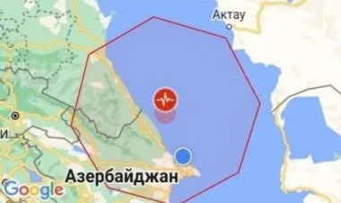 Xəzər dənizindəki zəlzələ Qazaxıstanda da hiss olunub