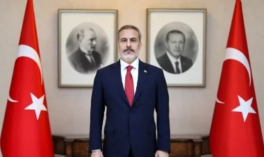 Türkiyənin xarici siyasət və islahatçı naziri Hakan Fidan...