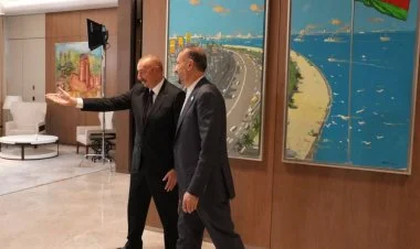 İlham Əliyev İranın xarici işlər nazirini qəbul edib FOTO