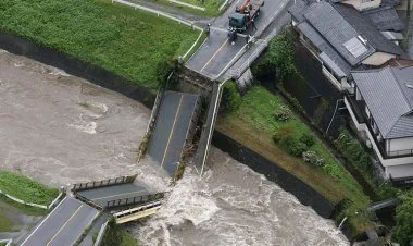 Yaponiyada leysan yağışlar fəsadlar törədib