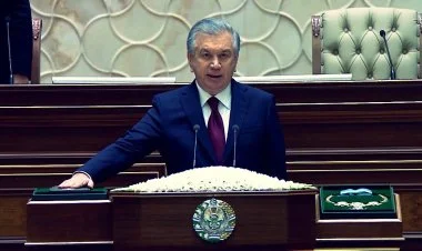 Mirziyoyev and içdi