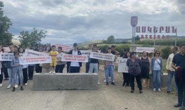 Separatçılar Ağdam-Əsgəran yolunu beton plitələrlə bağladı