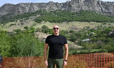 İlham Əliyev Şuşadadır FOTO