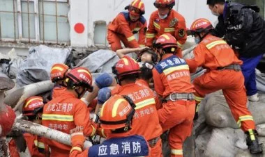 Çində idman zalının damının uçması nəticəsində 11 nəfər ölüb