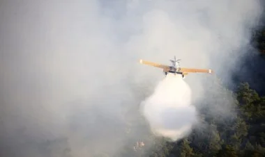 Antalyada meşə yanğını: Hava və quru müdaxiləsi davam edir