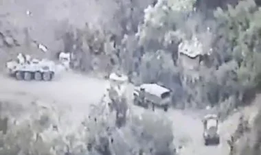 RSK yenə erməni silahlılarının hərbi yüklərini müşayiət edir