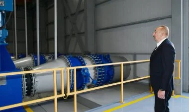 “Şimal” Kiçik Su Elektrik Stansiyasının açılışı olub