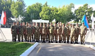 Hərbçilərimız Özbəkistanda keçirilən təlimdə iştirak edəcək