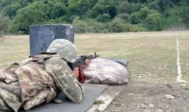 Kursantlar düşərgə toplanışına cəlb olundu VİDEO