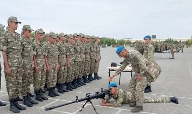 Gənc əsgərlərin hazırlığına xüsusi diqqət yetirilir VİDEO