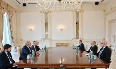 İlham Əliyev Lui Bononu qəbul edib