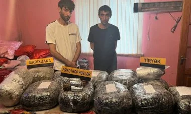 İrandan Azərbaycana narkotik gətirən dəstə üzvləri tutuldu